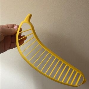 Yellow Banana Cutter Slicer